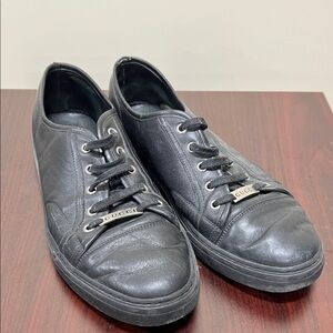 Gucci Black Leather Men's Sneakers